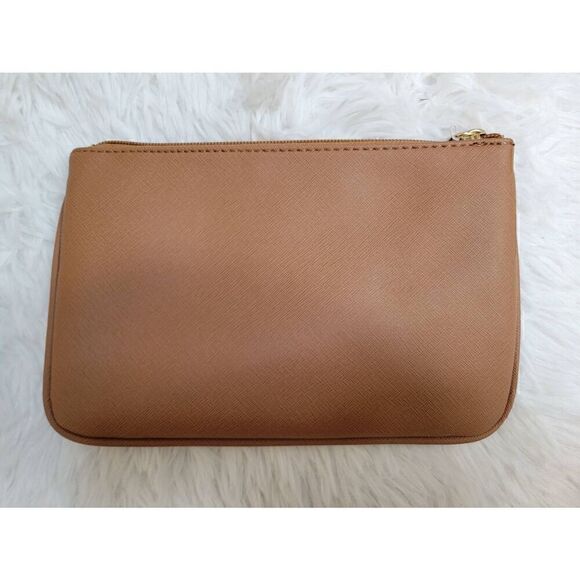 Calvin Klein Small 9x6 Travel Bag Makeup Bag in Brown New - Picture 2 of 6